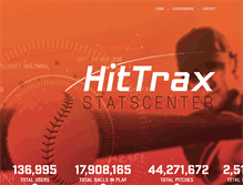 Tablet Screenshot of hittraxstatscenter.com